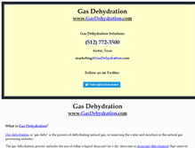 Tablet Screenshot of gasdehydration.com